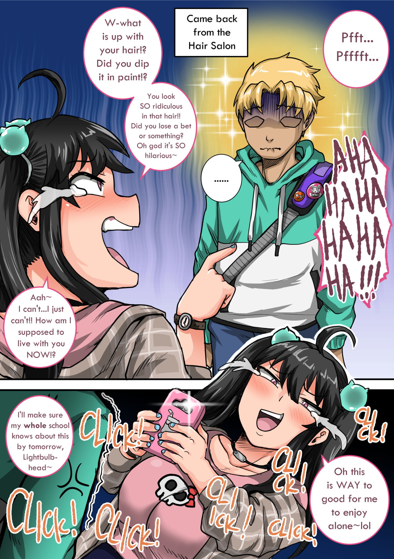 Hentai Manga Comic-Annoying Little Sister needs to be Scolded-Part 2-3